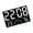 Black white, variant on YIGSECU Weather Stations Clock With Temperature Humidity Trend Alarm Weather Forecast