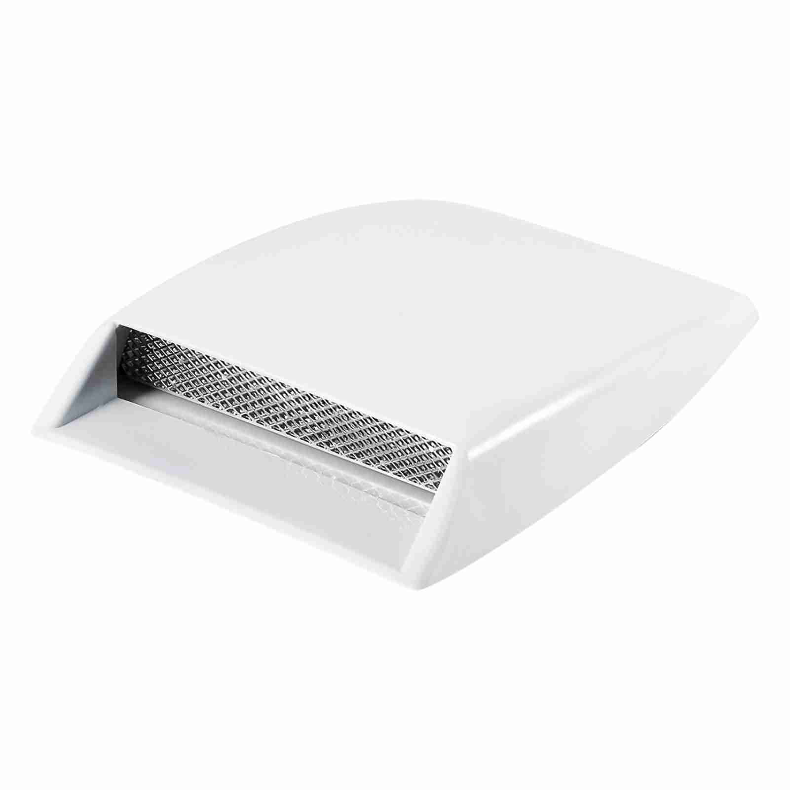 Decorative Hood Air Intake Scoop, Self,Adhesive ABS Vent For Custom Car Styling, 10" Length