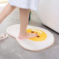 thumbnail image 3 of LAICAIW Egg Bath Mats, Soft and Absorbent Microfiber Bath Rugs, Non-Slip Shaggy Shower Carpet, Machine Wash Dry, Soft Shower Rugs for Bathroom Floor, Tub and Shower, 20x31, Egg, 3 of 7