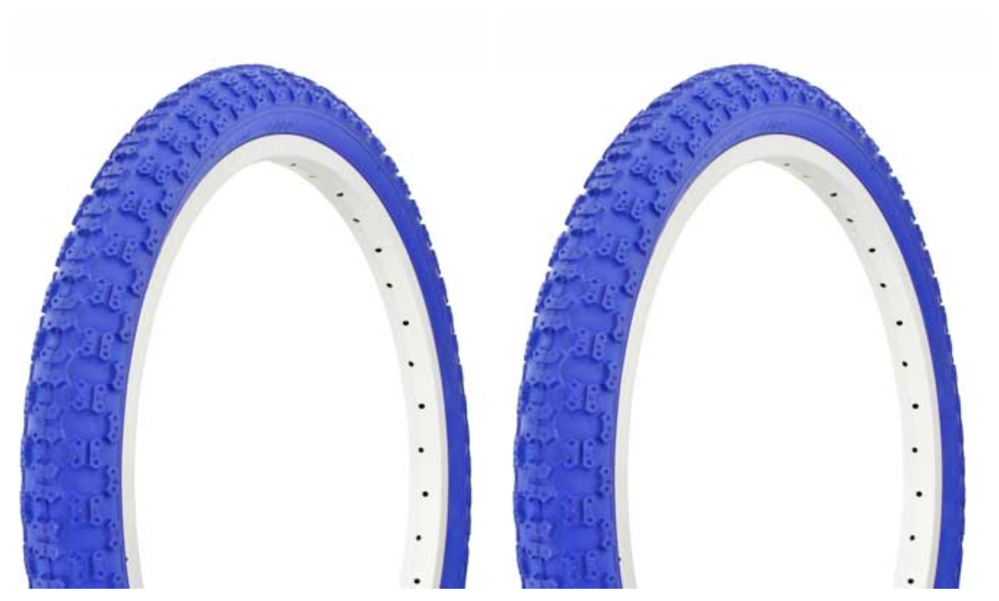 Wanda Bike Bicycle Tire 20" x 2.125" Blue/Gum Side Wall Comp 3 BMX Freestyle P-1 