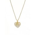 thumbnail image 4 of QQTDFG 1pc Necklace With Rhinestone Embedded Paw Print And Heart Shaped Pendant-default, 4 of 4