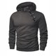 thumbnail image 1 of MHFRRA Sudadera con Capucha Informal para Hombre, Moderna, Cómoda, de Mezcla Suave, de Manga Larga, para Uso Diario Gris, 1 of 3