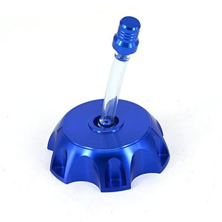 70cc Pit Dirt Bike - Lumix GC 49mm Billet Aluminum Gas Fuel Cap Blue For 50cc 70cc 90cc 107cc 110cc 125cc Dirt Pit Bikes SSR SDG ROKETA TAOTAO COOLSTER