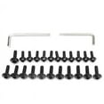 thumbnail image 5 of 158PCS Universal Motorcycle Fairing Screws Nuts Kit Moto Body Work Bolts Screw for YZF R1 R6 R3 2004- 2008(Black),1 set * fairing screws(158PCS),Black, 5 of 5