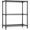 Black, variant on 3-Tier Metal Wire Shelving Unit, Heavy Duty Adjustable Storage Rack for Laundry Room, Pantry, Kitchen, Garage Organization and Storage, Small Space Shelves (Chrome, 23"L × 13.2"W × 30.2"H)
