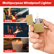 Zippo Classic Street Brass Pocket Lighter