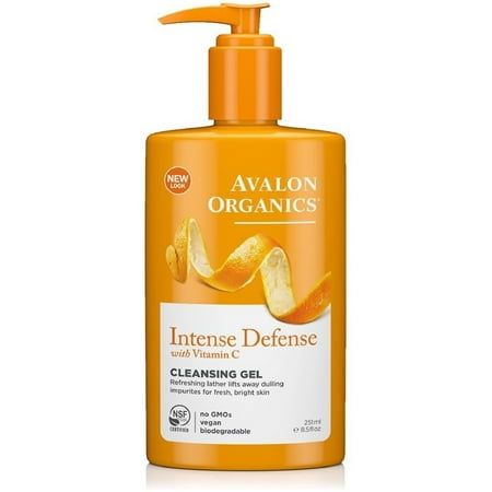 Avalon Organics Intense Defense with Vitamin C Cleansing Gel 8.50