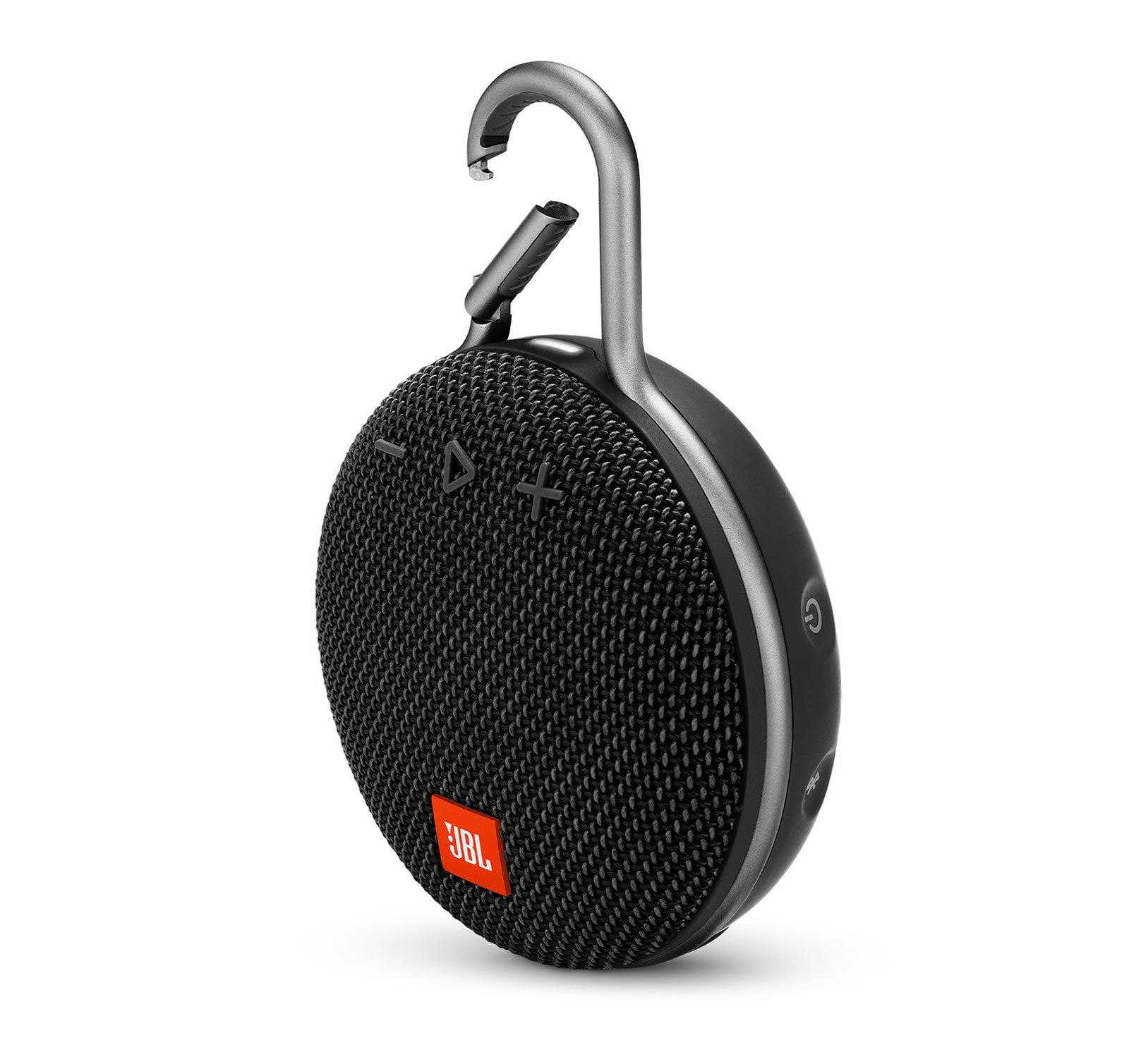 Restored JBL Clip 3 Bluetooth Speaker, Waterproof, 10-Hour Battery, Black (Refurbished)