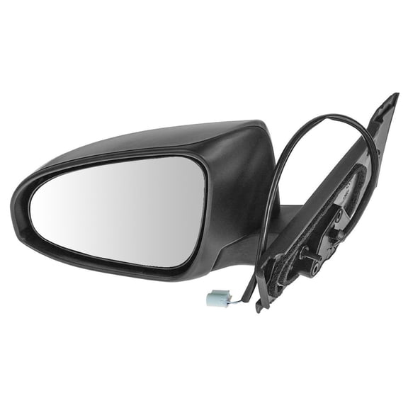 TRQ Left Driver Side Power Mirror Paint to Match Smooth Cover Fits 2012 Toyota Yaris TO1320279