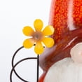 thumbnail image 3 of 9.8 Inch Terracotta Whimsical Ladybug and Bee Gnome Figurine Set of 2, 3 of 5