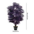 thumbnail image 3 of Artificial Potted Tropical Plant 33inch Faux Greenery Decorative Fake Houseplant for Office Home Desk Shelf Living Room Kitchen Decor, 3 of 7