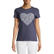 EV1 from Ellen DeGeneres Heart State Crew Neck T-Shirt Women's