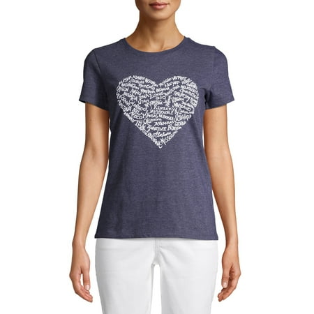 EV1 from Ellen DeGeneres Heart State Crew Neck T-Shirt Women's
