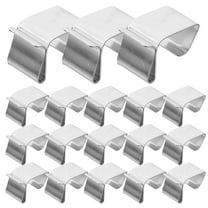 Worgeous light hangers Christmas Light Clips Stainless Steel Outdoor Use Homeowners Events 50pcs