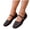 Burgundy, variant on ZACPNCV Womens Plus Size Mary Jane Flats Buckle Strap Low Heel Comfort Casual Shoes Summer