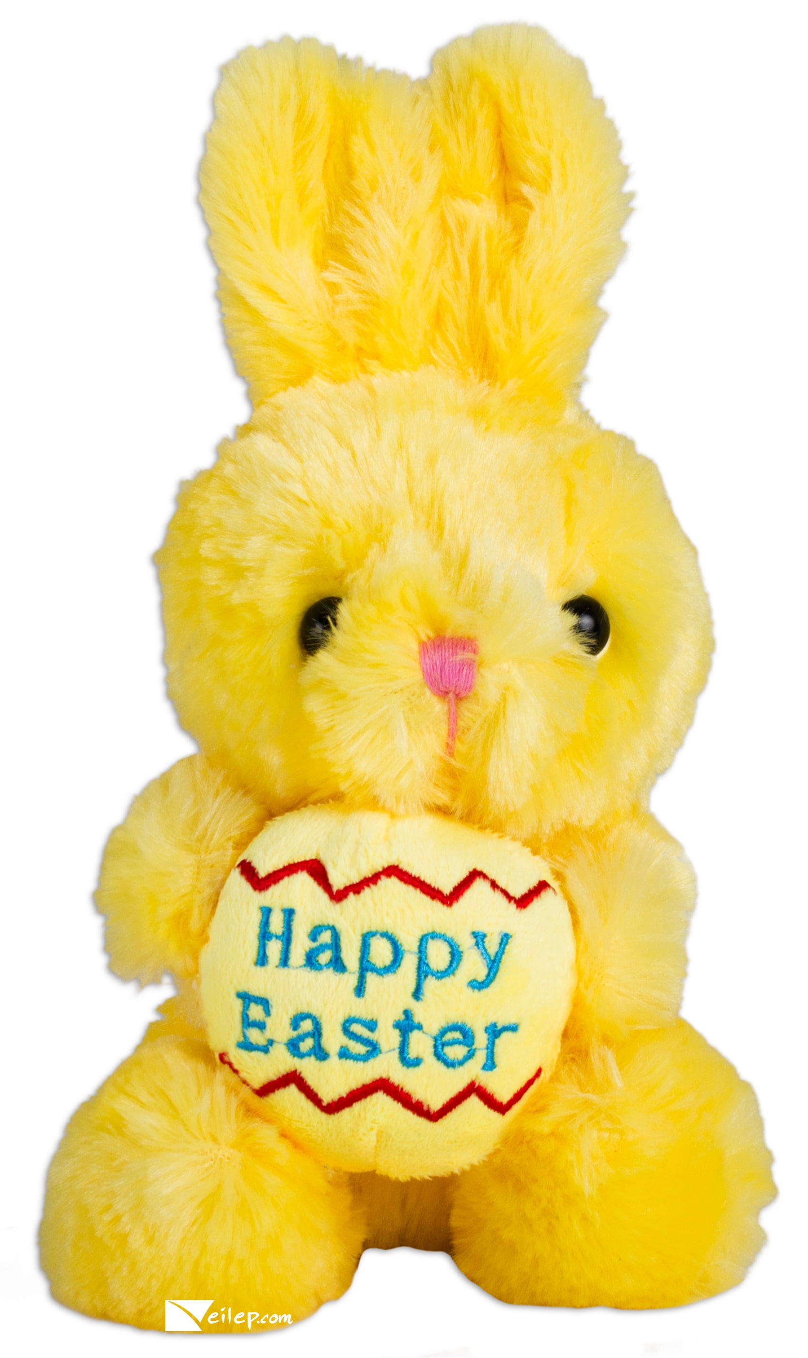 Loftus Assorted Happy Easter Bunnies Holding Hearts 7" Plush Animal