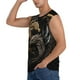 thumbnail image 3 of Fotbe Vintage Metal Dragon Men's Camiseta sin Mangas Estampada para Hombres, Playera Casual para Gimnasio, Entrenamiento, Playa-Small, 3 of 7