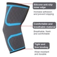 thumbnail image 4 of Protector de codo de punto: adecuado para todo tipo de ejercicios de fitness para aliviar el dolor de codo., 4 of 5