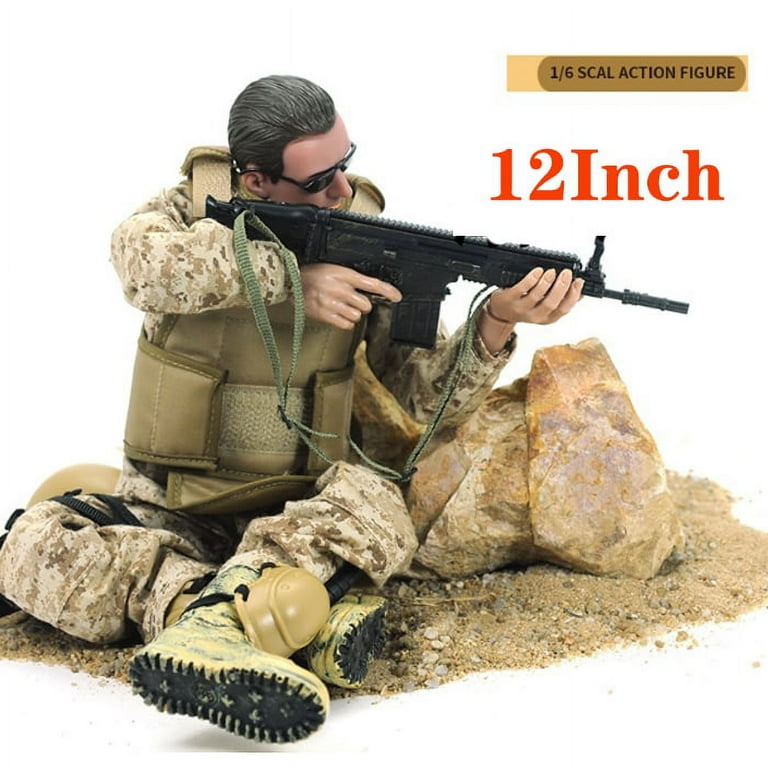 Camouflage Female Soldier Car Action Figure 1/6 Military Toy Statue Model  Handmade PVC Environmental Protection Material Collection Model Decoration  Ornament Gift : : Toys & Games