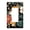 Black, Teal, Orange, variant on Black, Beige and Teal Deep Botanical Floral 1-Gang Switch & Outlet Plate, PC Cover for Home