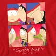 thumbnail image 2 of South Park Valentine's Day Kyle And Wendy Squares Unisex Adult Crewneck Sweatshirt, 2 of 5