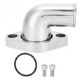 thumbnail image 2 of 90° Swivel Polished Water Neck Thermostat Housing For SBC CBC Chevy 327 350 396 454, 2 of 5