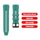 thumbnail image 3 of Kuymtek Correa de silicona para Honor Watch GS3 Reemplazo de banda de reloj de 22 mm (Verde), 3 of 9