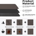 thumbnail image 3 of Coffee Mat - Absorbent Hide Stain Rubber Backed Dish Drying Mat for Kitchen Counter - Bar Mats for Countertops Fit Under Coffee Maker Espresso Machine, 3 of 5
