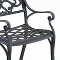 thumbnail image 3 of Home Styles Fauteuil de Salle à Manger Extérieur Biscayne en Finition Noire (Lot de 2), 3 of 5