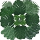 thumbnail image 1 of Hojas de palma Monstera artificiales, duraderas y reutilizables para proyectos de decoración del hogar (60 piezas, verde vibrante), 1 of 8