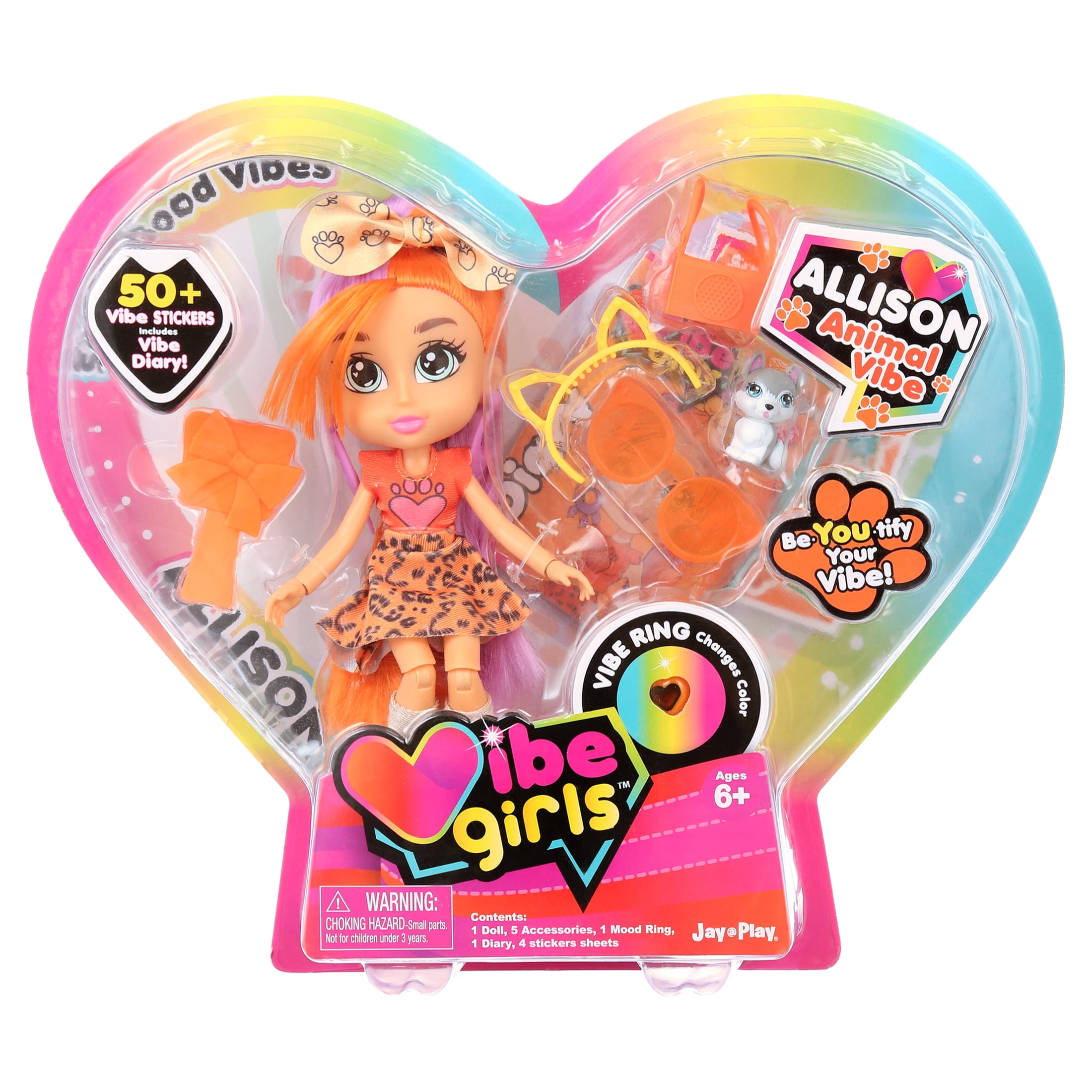 Vibe Girls Allison Animal Vibe Including 50 Stickers And Vibe Diary