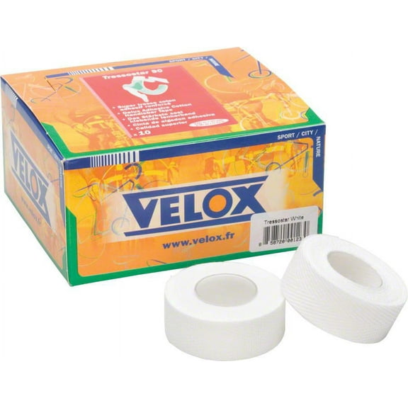 Tressostar White Cloth Bar Tape