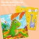 thumbnail image 4 of XM Culture - Juego de 24 piezas de rompecabezas con diseño de animales, tablero de densidad para entrenamiento de pensamiento lógico, juguete ensamblado, regalo de cumpleaños, 4 of 8