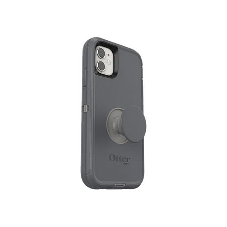 OtterBox - Otter + Pop Defender Series Case for Apple® iPhone® 11 - Howler Gray