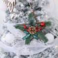 thumbnail image 5 of Zmeidao Mini Christmas Wreath Decoration, Artificial Red Berries Pine Needles Wreath for Christmas Tree Hanging Decorations, 5 of 6