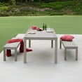 thumbnail image 4 of Cambridge Casual  Surfside Wood Outdoor Rectangular Dining Table Weathered Gray, 4 of 5