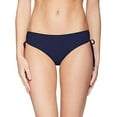 thumbnail image 1 of Anne Cole Women's Side Tie Adjustable Bikini Swim Bottom, Navy, S, 1 of 3