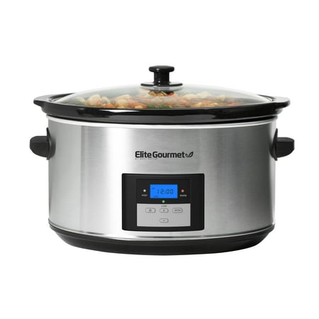 Elite Platinum 8.5Qt. Stainless Steel Digital Slow Cooker