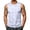 White, variant on TKKCS Mens Geometric Print Workout Tank Tops- Crew Neck Gym Breathable Lightweight Quick Dry Sleeveless Athletic Shirts Army Green Size 3XL
