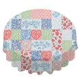 thumbnail image 2 of Pioneer Flower Floral Print Pattern Round Tablecloth 60 X 60 Inch, Wrinkle Resistant Wipeable Table Cloth for Kitchen Dining Picnic Patio Party, 2 of 6