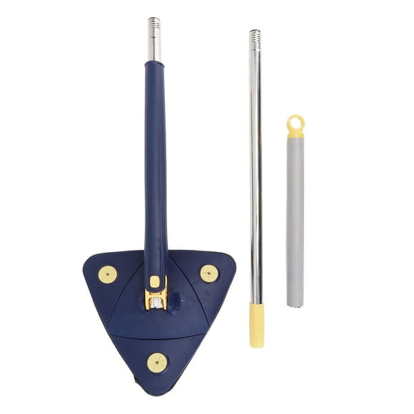 Ceiling Mopwith Extension Pole,Adjustable Rotatable Triangular Mop Rotatable Triangular Mop Adjustable Cleaning Mop Enhanced Features