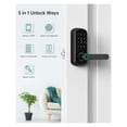 thumbnail image 4 of Smart Door Lock Electric Finrprint Biometric Digital Locks Password Keyless Door Handle Deadbolt Lock Home Security ,More Secure, 4 of 6