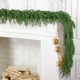 thumbnail image 4 of 2 Pcs 9 Ft Artificial Norfolk Pine Garlands, Real Touch Winter Pine Garland, Green Artificial Greenery Garland for Table, Mantle, Wall, Indoor, Outdoor Christmas Decorations (2, 9 Ft), 4 of 9