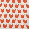 thumbnail image 2 of 16"x16" Simply Daisy Simple Tulip Design Poly Accent Pillow, Orange Qty 1, 2 of 5