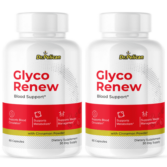 Glyco Renew- Blood Support- 2 Bottles- 120 Capsules