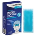 thumbnail image 1 of Parche de gel refrescante instantáneo HealthWise, 12 unidades, 12 x 5 cm, 1 of 9
