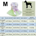 thumbnail image 2 of Jupe Chiot Robes de Princesse Chien Tutu Fleur et Paillettes à Pois Mariage, 2 of 5