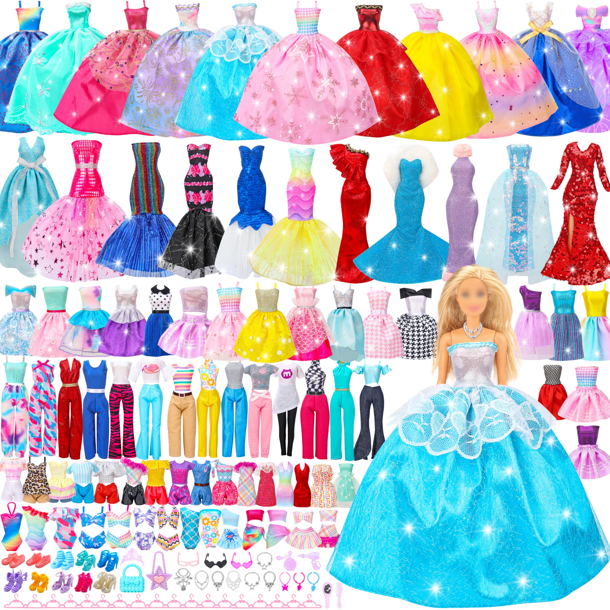 Robe de mariée rose pour poupée Barbie, vêtements de soirée princesse, robes longues, vêtements beurre pour maison de courses Barbie