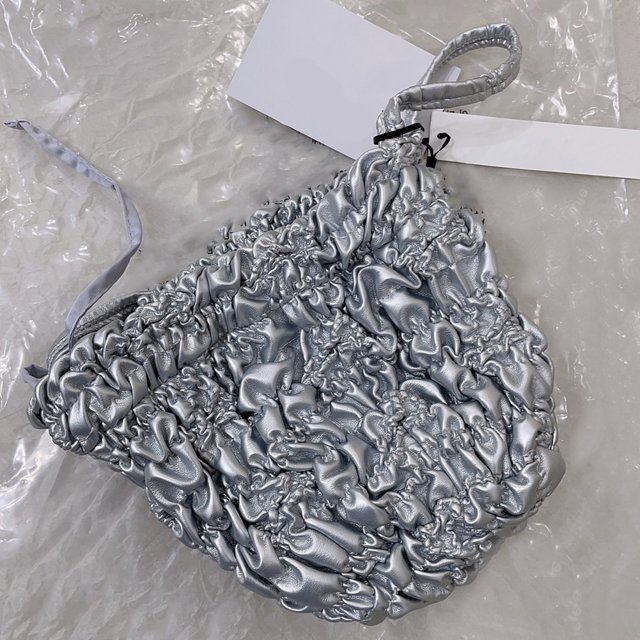 Bolso cruzados para mujer, Bolso de cubo de cuero PU, Bolso de moda plateados, Bolso de mensajero