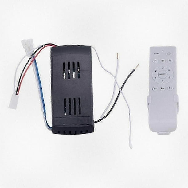 Universal Ceiling Fan Remote Control Kit with 6-Speed Timing Function, 40W Replacement Remote for DC Ceiling Fans and Lights)